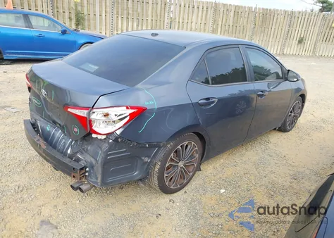 2015 Toyota Corolla S Plus from USA, damaged, VIN 2T1BURHE7FC280502